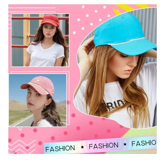 🆕 5 PCS Trucker Hat Chains, Trucker Hat Charms - Picture 6 of 7